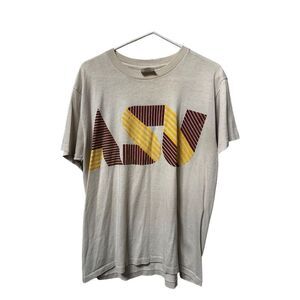 Vintage 1970s 1980s ASU Maroon VTG Gold Arizona State University Men’s Size L La